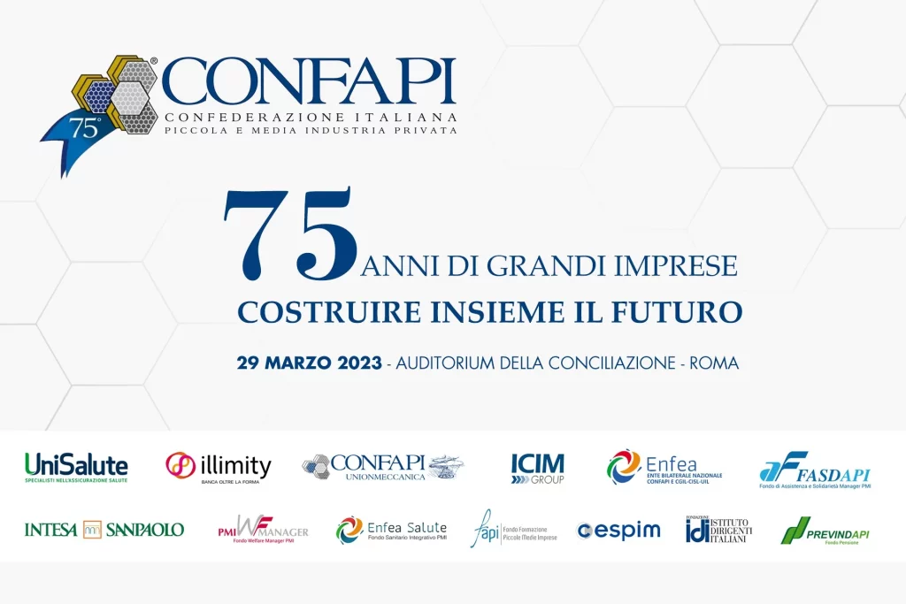 ICIM Group al 75° compleanno di CONFAPI il 29 marzo a Roma